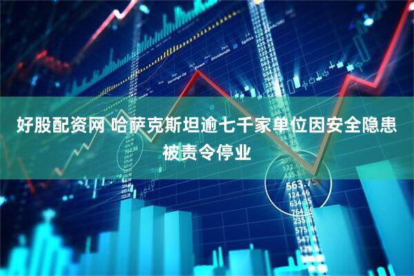 好股配资网 哈萨克斯坦逾七千家单位因安全隐患被责令停业